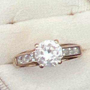 2 carat genuine Diamond 10k gold ring